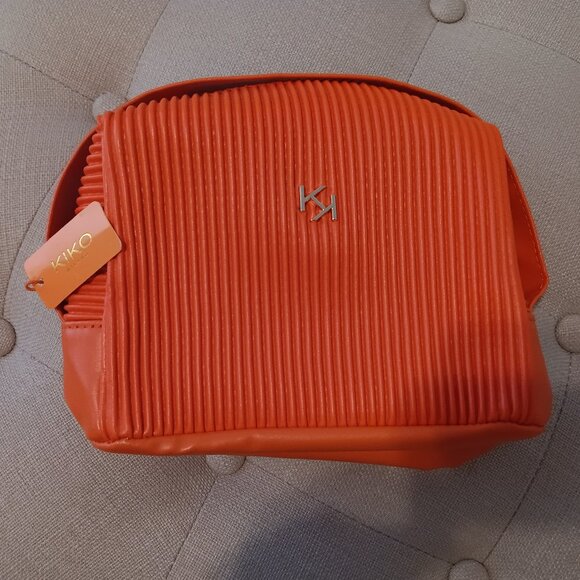 Kiko Milano Handbags - KIKO Milano makeup bag / orange / brand new